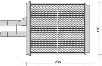 MAGNETI MARELLI 350218259000 -  Теплообменник, отопление салона